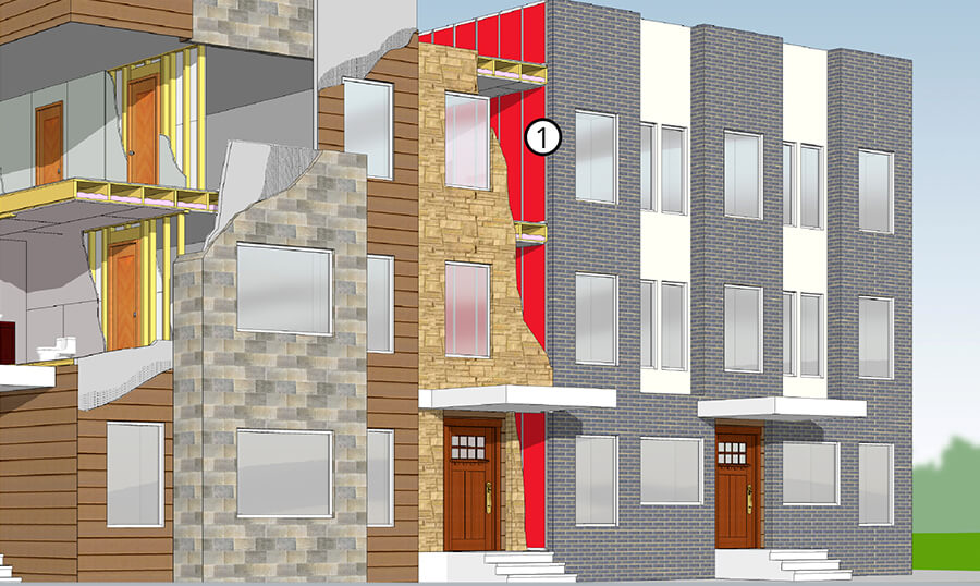 Gypsum Shaftliner Panels: Multi-Family Homes